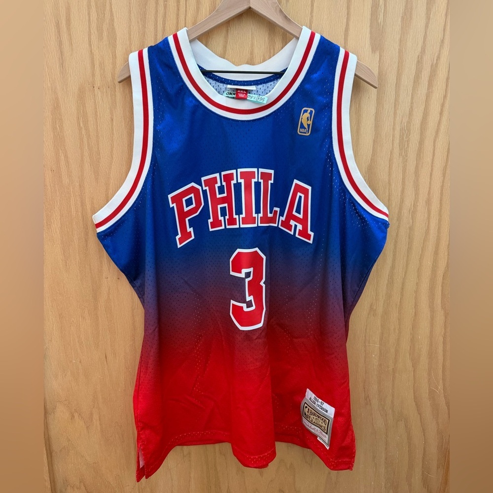 Mitchell & Ness 1996-97 Allen Iverson Philadelphia 76ers Jersey 2XL